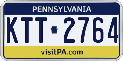 PA license plate KTT2764