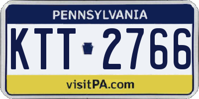PA license plate KTT2766