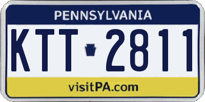 PA license plate KTT2811