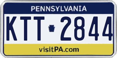 PA license plate KTT2844