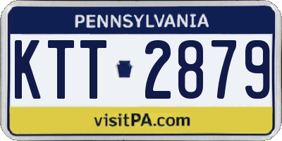 PA license plate KTT2879
