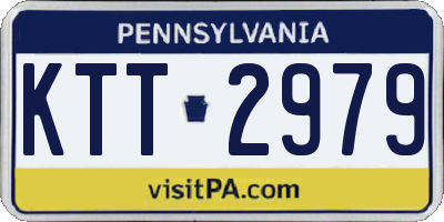 PA license plate KTT2979