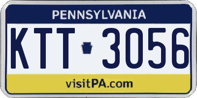 PA license plate KTT3056