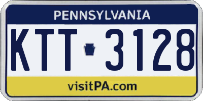 PA license plate KTT3128