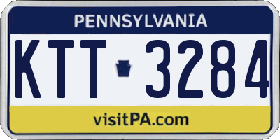 PA license plate KTT3284