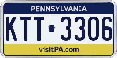 PA license plate KTT3306