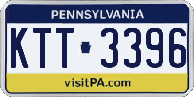PA license plate KTT3396