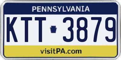 PA license plate KTT3879