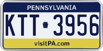 PA license plate KTT3956