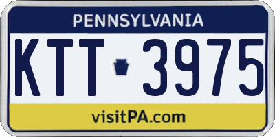 PA license plate KTT3975