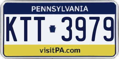 PA license plate KTT3979
