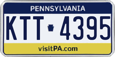 PA license plate KTT4395