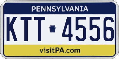 PA license plate KTT4556