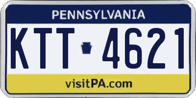 PA license plate KTT4621