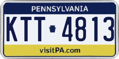 PA license plate KTT4813