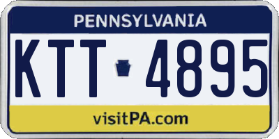 PA license plate KTT4895