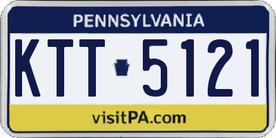 PA license plate KTT5121