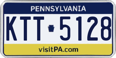 PA license plate KTT5128