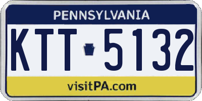 PA license plate KTT5132