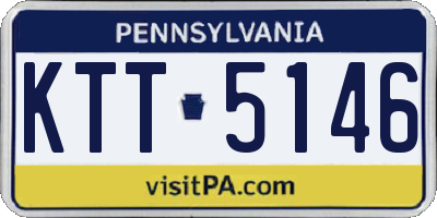 PA license plate KTT5146
