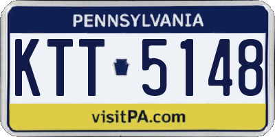 PA license plate KTT5148