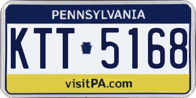 PA license plate KTT5168
