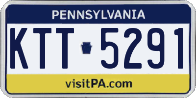 PA license plate KTT5291
