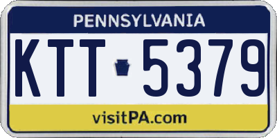 PA license plate KTT5379