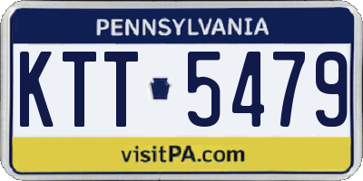 PA license plate KTT5479