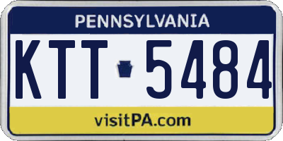 PA license plate KTT5484