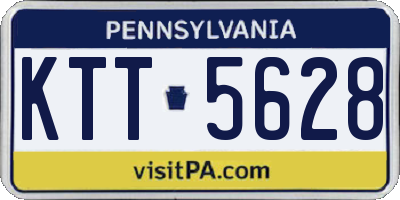PA license plate KTT5628