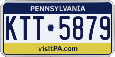 PA license plate KTT5879