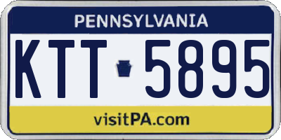 PA license plate KTT5895