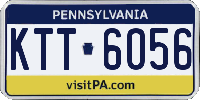 PA license plate KTT6056