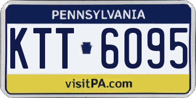 PA license plate KTT6095