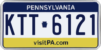 PA license plate KTT6121