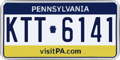 PA license plate KTT6141