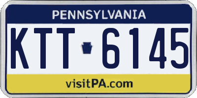 PA license plate KTT6145