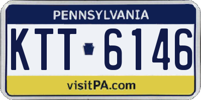 PA license plate KTT6146