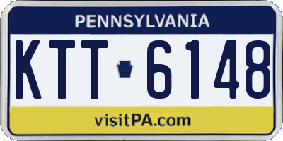 PA license plate KTT6148