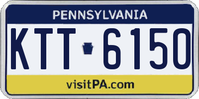 PA license plate KTT6150