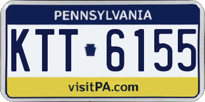 PA license plate KTT6155