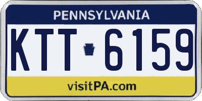 PA license plate KTT6159
