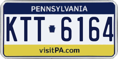 PA license plate KTT6164