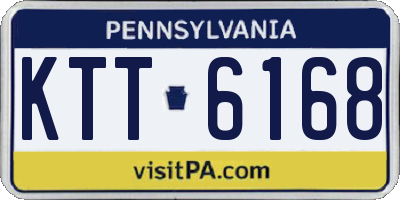 PA license plate KTT6168