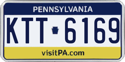 PA license plate KTT6169