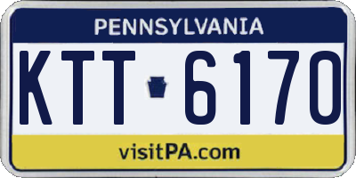 PA license plate KTT6170