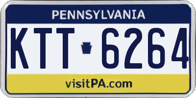 PA license plate KTT6264