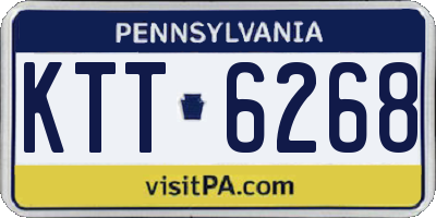 PA license plate KTT6268