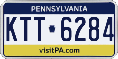 PA license plate KTT6284